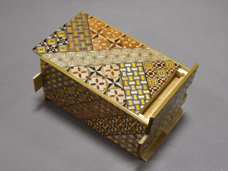 Japanese Puzzle box 5 Sun 21 Step Koyosegi | JAPANESE PUZZLE BOX