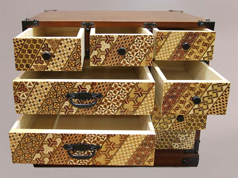 8 Sun Jewelry Box Kikkou-Asa  JAPANESE PUZZLE BOX AND YOSEGI ZAIKU -  IZUMIYA ONLINE SHOPPING SITE 